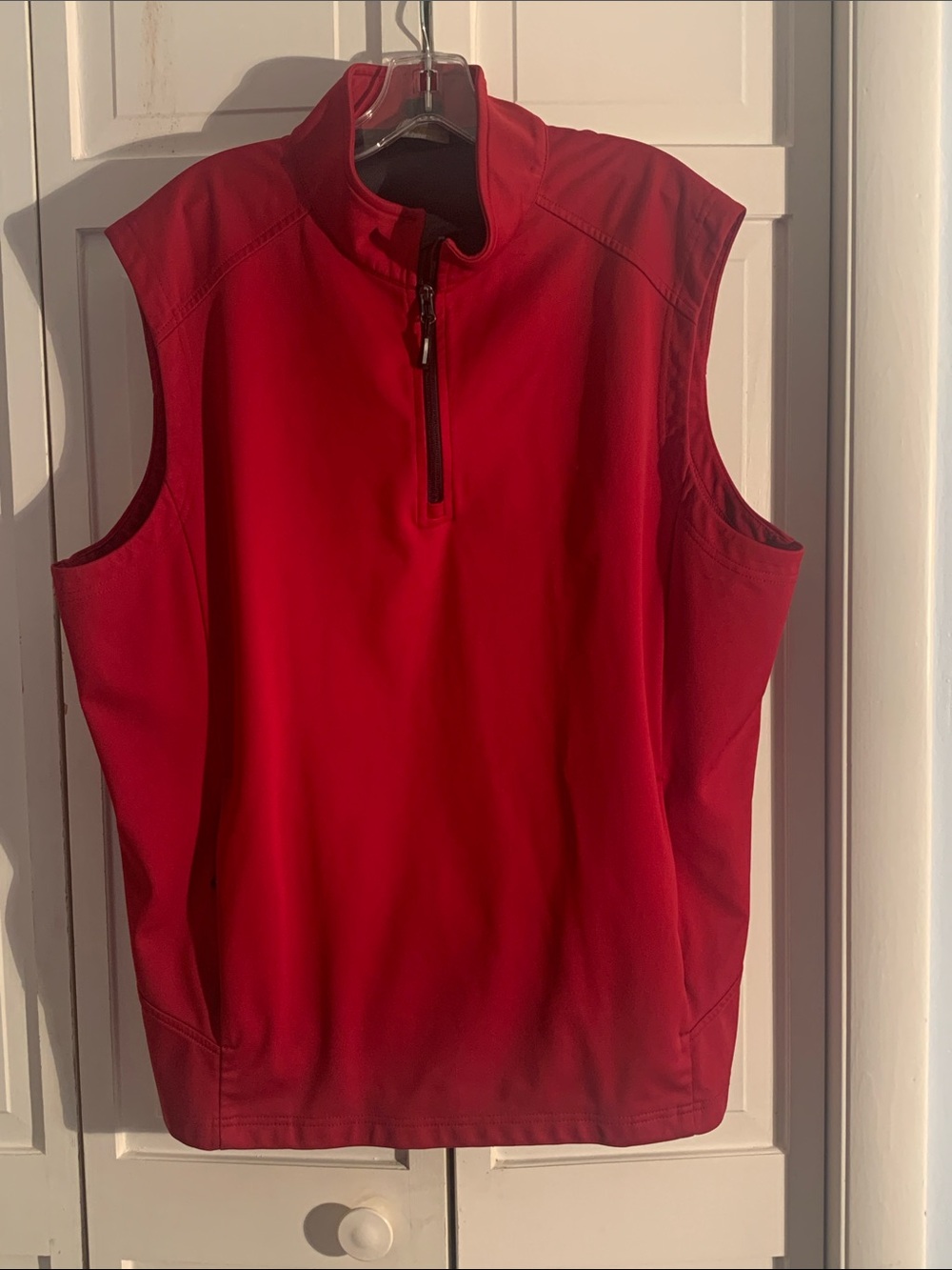 Core 365 Red Quarter-Zip Vest